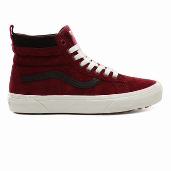 Damske Zimne Topanky Vans Sk8-Hi MTE Červené/Čokoláda VA24WOPZK